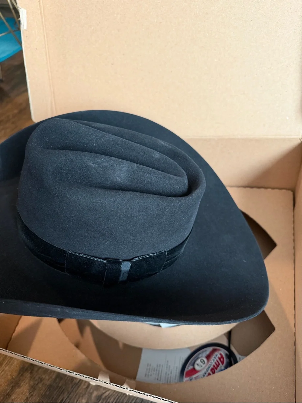 Black Felt Western American Hat Co Hat